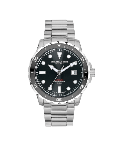 Sportliche Edelstahl-Herrenuhr